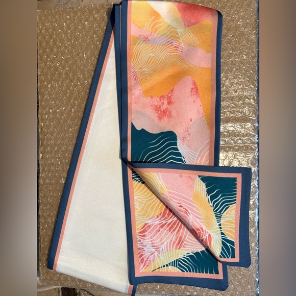 Colorful Abstract Scarf - Picture 2 of 13